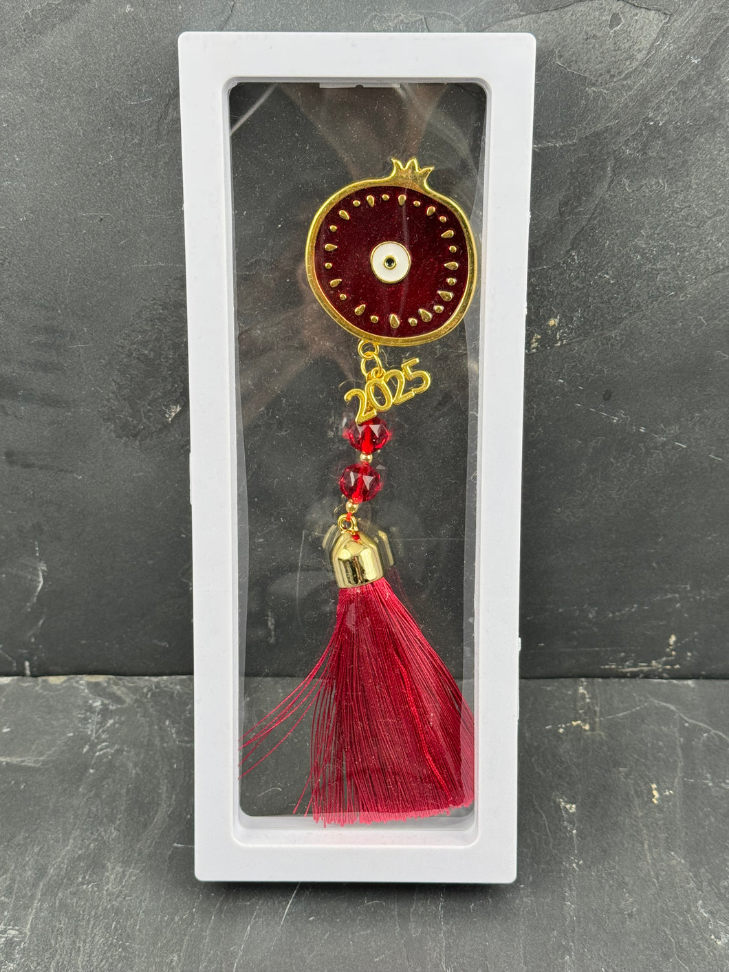 Metal House Gouri with Beads and Tassel Presented in a Beautiful Display Case G3926