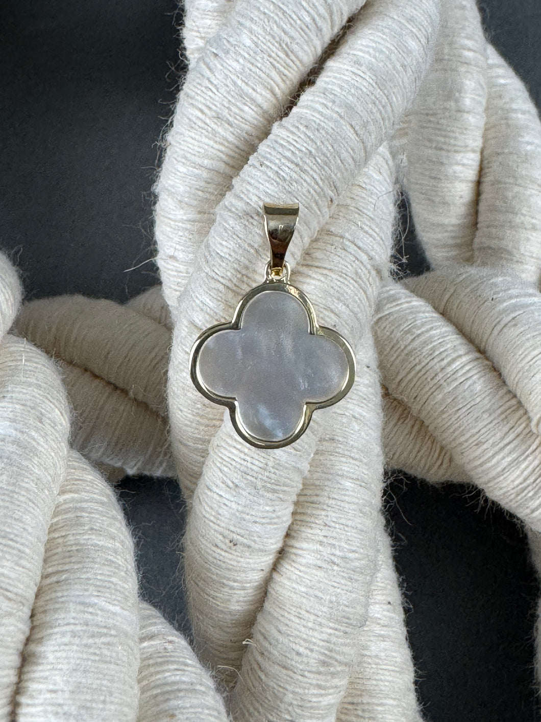 14k Gold with Mother of Pearl Made in Greece GP20255