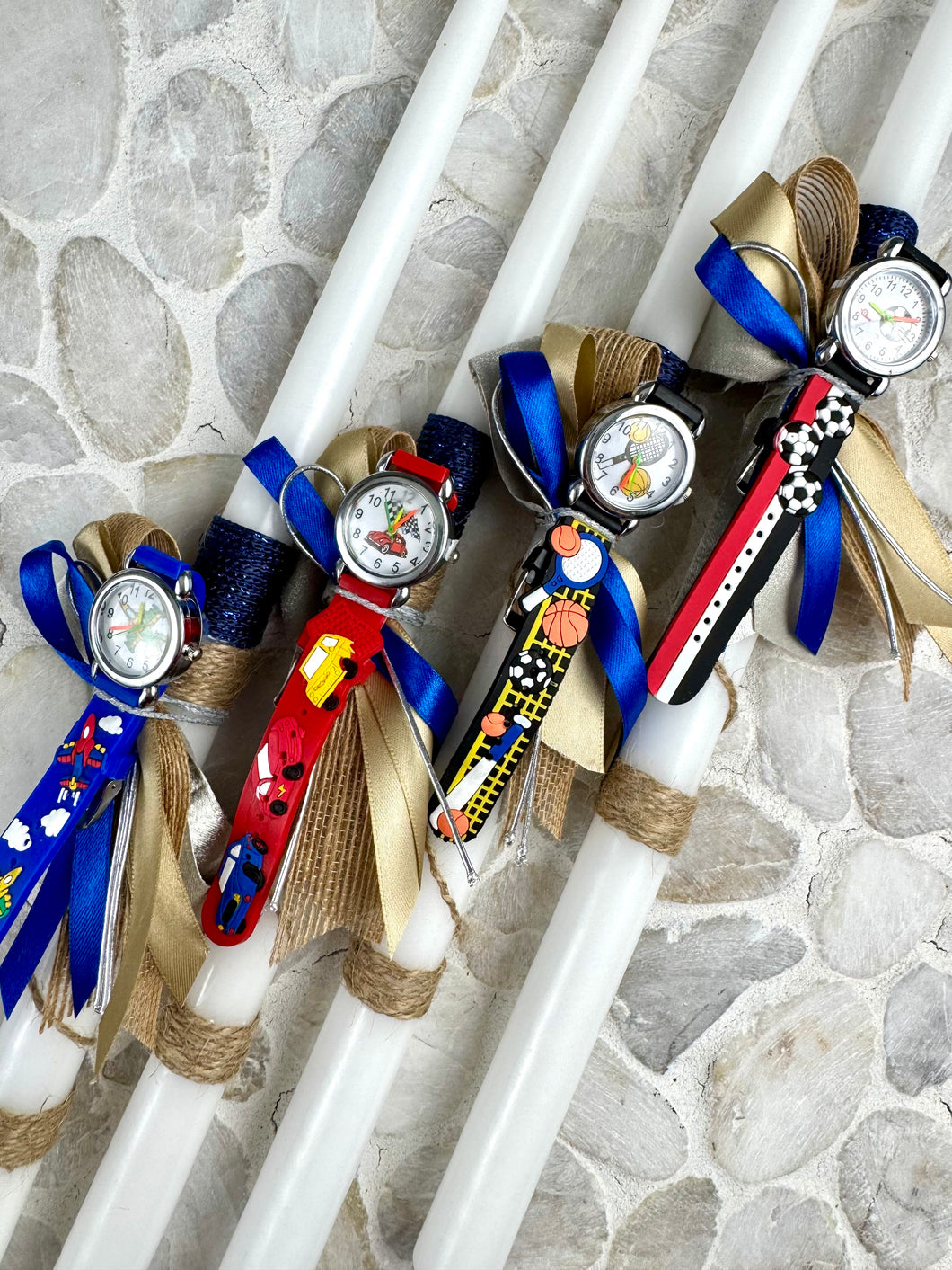 Corded Easter Candle with Adjustable Watch (styles and colours vary) EC202536