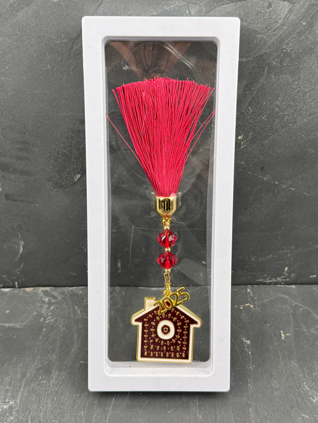 Metal House Gouri with Beads and Tassel Presented in a Beautiful Display Case G3925