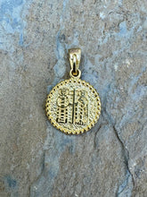 Load image into Gallery viewer, 14k Yellow Gold Konstantinato Double Sided with St. Constantine and Helen Pendant GKP13
