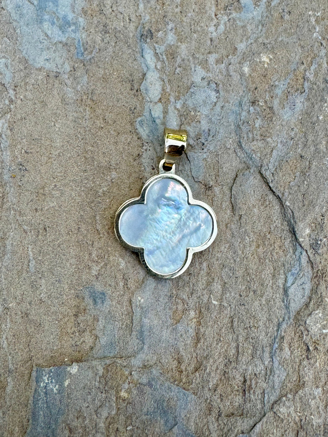 14k Gold with Mother of Pearl Made in Greece GP20255