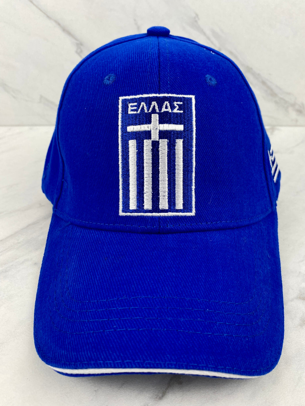 Baseball Cap with Embroidered Greece Ellas and Flag BC20221
