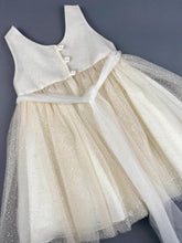 Load image into Gallery viewer, Dress 58 Girls Baptismal Christening Dress very light dusty rose with sequence,  matching Bolero and Hat. Made in Greece exclusively for Rosies Collections.
