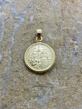 Load image into Gallery viewer, 14k Gold Pendant Double Sided GF23
