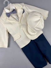 Load image into Gallery viewer, Rosies Collections 6pc full suit, Dress shirt with cuff sleeves, Pants, Jacket, Belt or Suspenders, Cap. Made in Greece exclusively for Rosies Collections S20193
