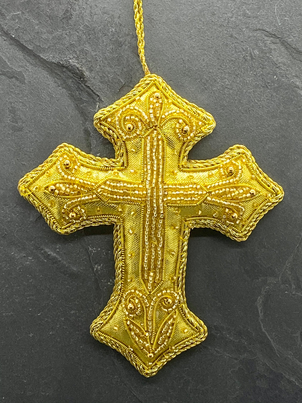 Hand Made Cross Ornament O4
