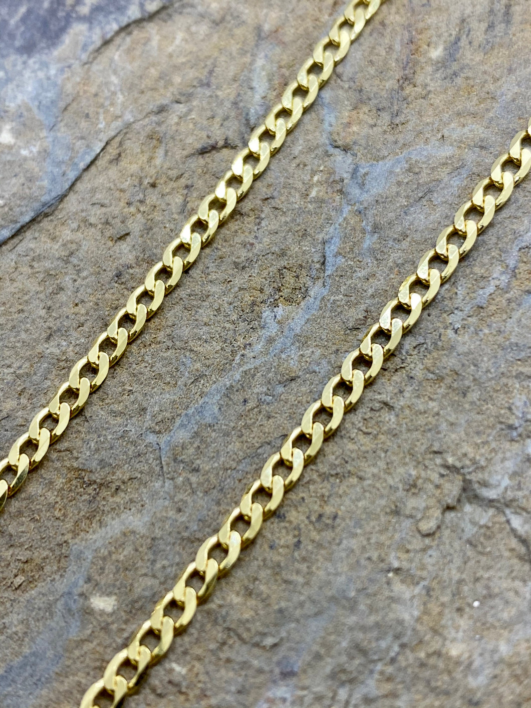 10K Yellow Gold Open Link Chain 2.4mm