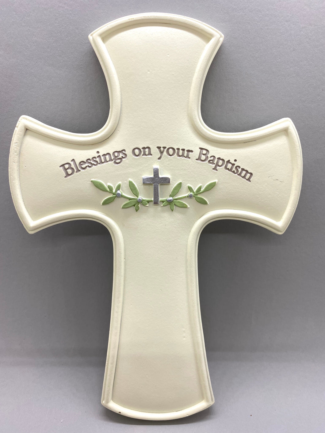 Blessings on your Baptism hanging Cross