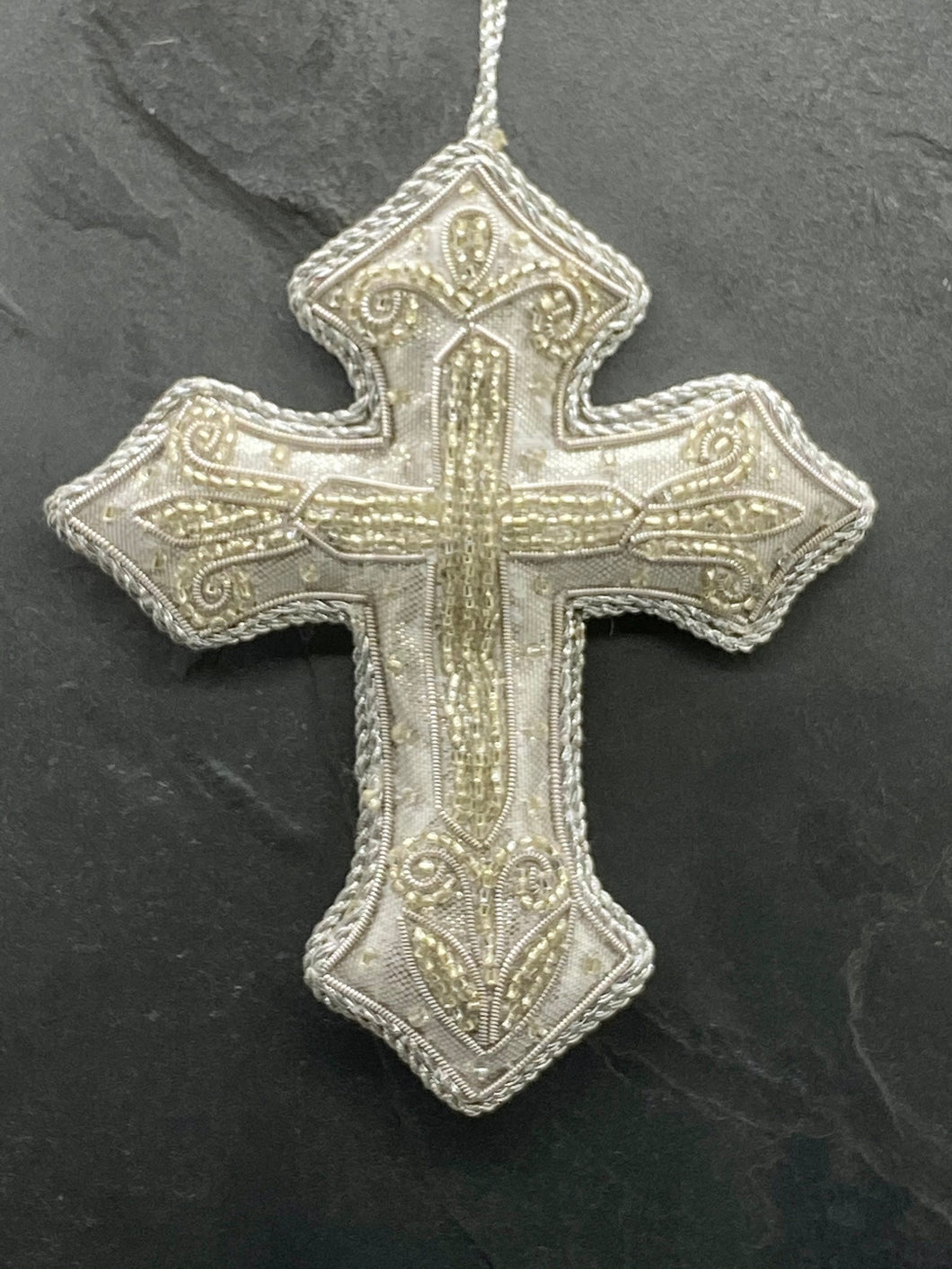 Hand Made Cross Ornament O2